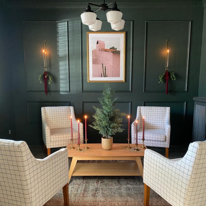 user image by @meglorencreates, Clearfield Swoop Arm Dining Chair - Threshold™ designed with Studio McGee