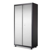 Shop MAXIMUM 36" Stainless Steel 2-Door Tall Cabinet with Adjustable Shelves, 36 x 18 x 72-in and more
