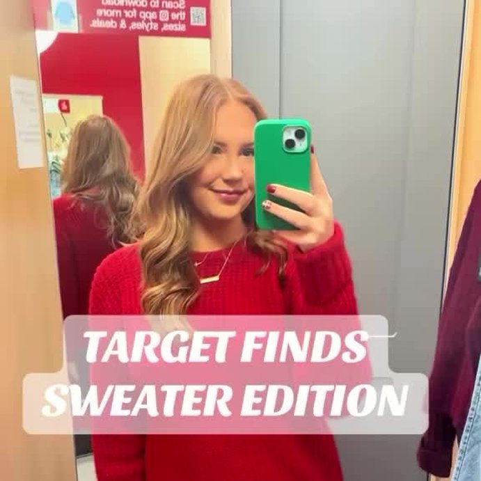 user image by @rileyholton___, Women's Cable Trim V-Neck Pullover Sweater - Universal Thread™