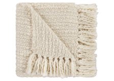 Shop Yvonne Throw Ivory and more