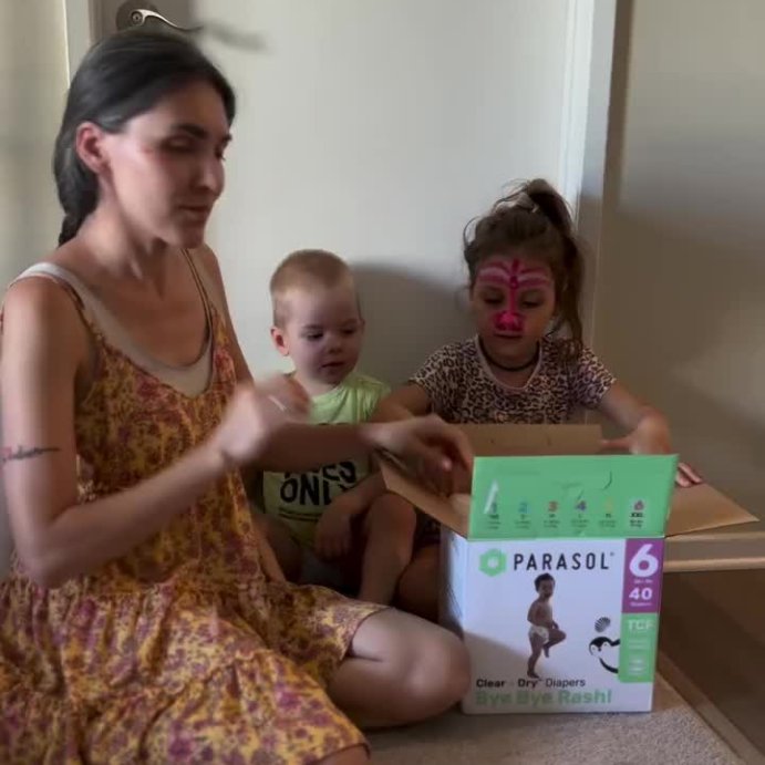 user image by @mi_ugc_ra, Parasol Chlorine-Free Diapers with Rash Shield Protection