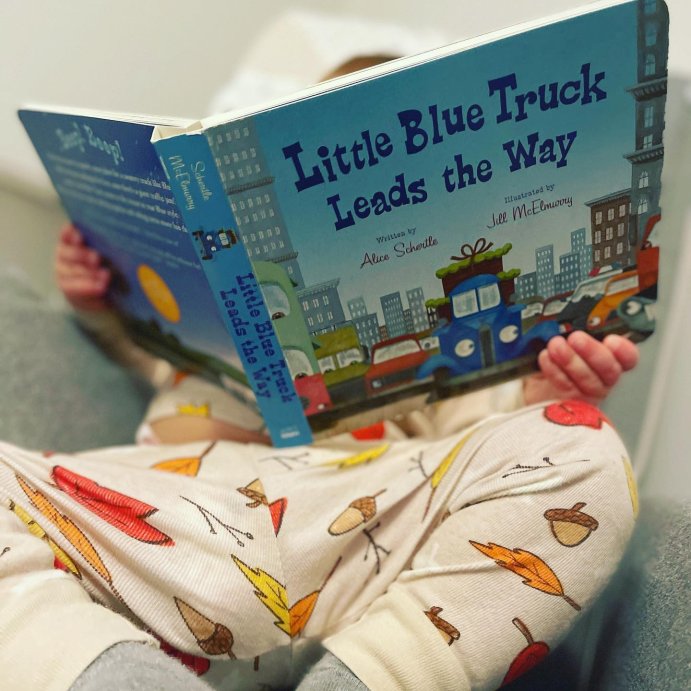 user image by @thisnthatmomma, Little Blue Truck Leads the Way ( Little Blue Truck) by Alice Schertle (Board Book)
