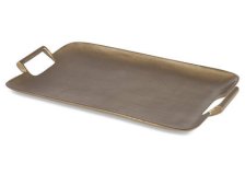 Shop Alanis Recycled Metal Tray Aged Gold and more