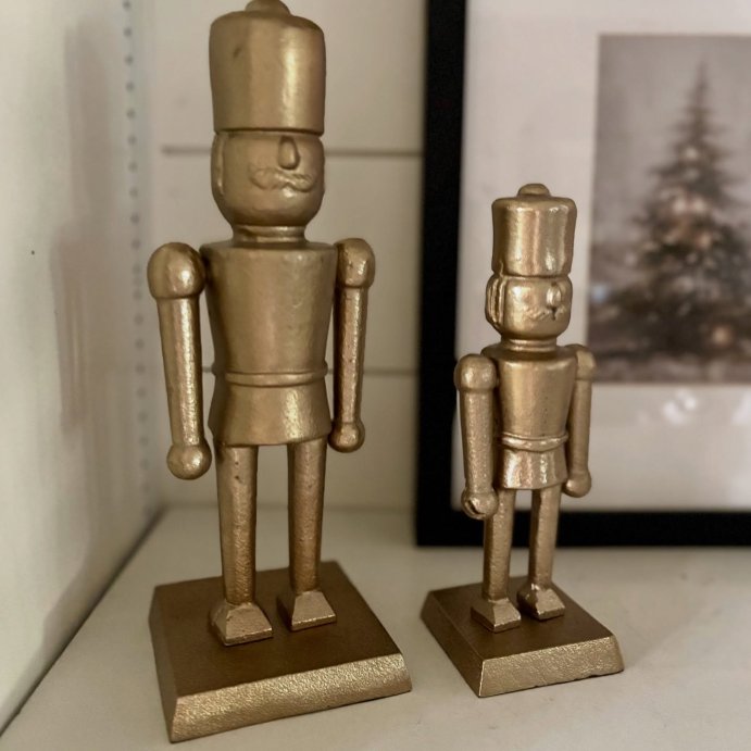 user image by @life.on.chatham.lane, Large Gold Metal Nutcracker Christmas - Threshold&#8482;