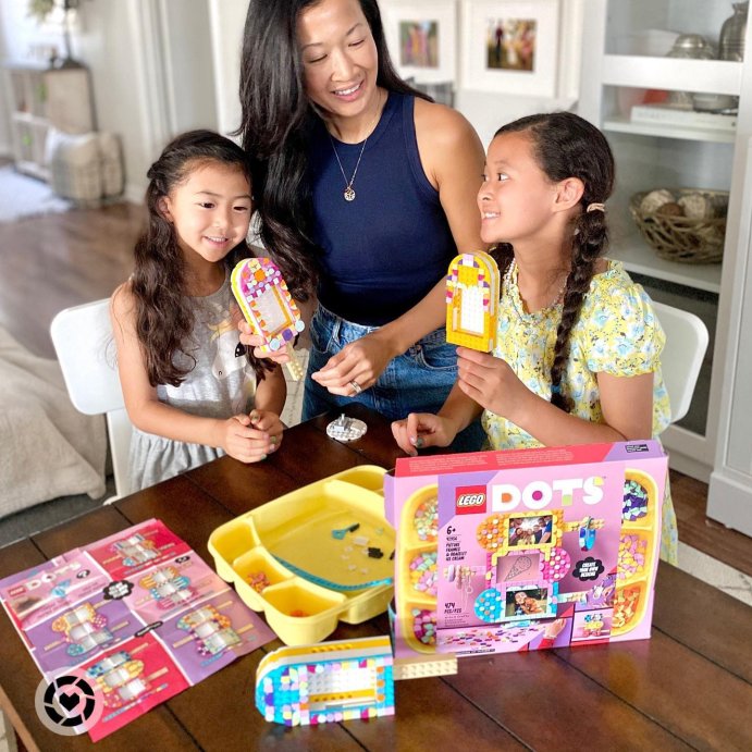 user image by @abeautifulrawr, LEGO DOTS Ice Cream Picture Frames &#38; Bracelet 41956 Building Kit