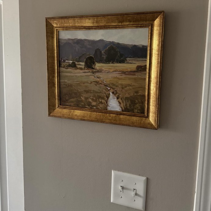 user image by @jessicaryanblog, 16&#34; x 14&#34; Summer Pasture Framed Wall Art Brass - Threshold&#8482; designed with Studio McGee