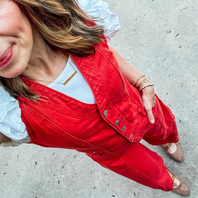 user image by @notyouraveragefirstlady, Women's Cropped Sleeveless Denim Jumpsuit - Universal Thread™