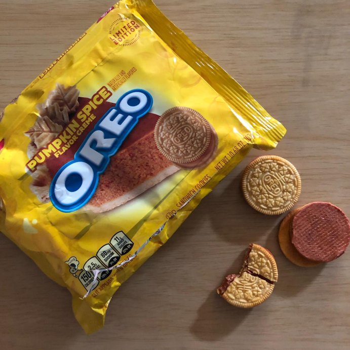user image by @thedavidmayshow, Oreo Pumpkin Spice Cookies - 10.68oz