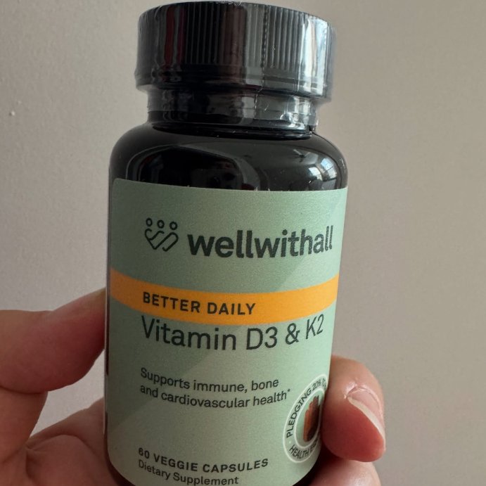 user image by @kena2021_reviews, WellWithAll Vitamin D3 &#38; K2 Capsules - 60ct