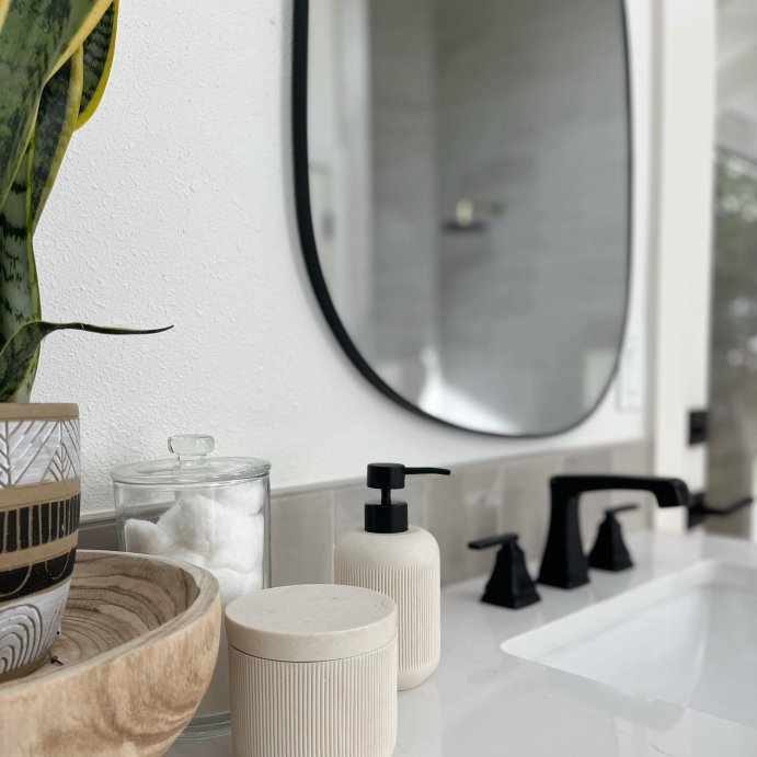 user image by @aointeriordesignco, Modern Resin Soap Pump Sand - Threshold&#8482;