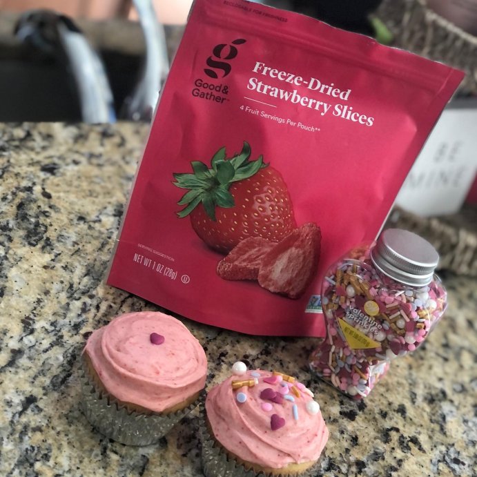user image by @blackgirlswholuvtarget, Freeze Dried Strawberry Slices - 1oz - Good & Gather&#8482;