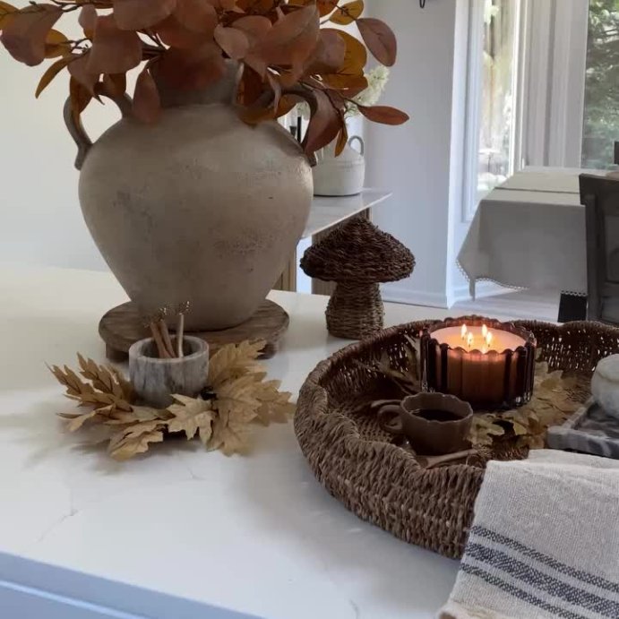 user image by @curatebyalicia, 4 Wick Ribbed Glass Jar Candle 22oz - Hearth & Hand™ with Magnolia