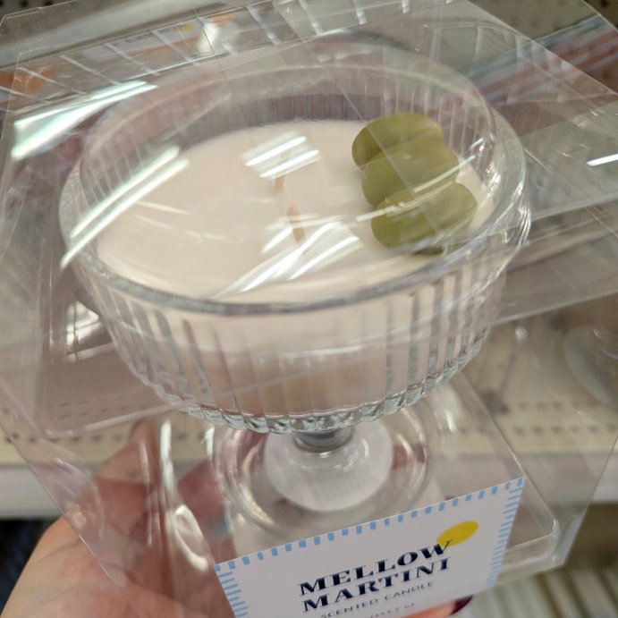 user image by @heartsandhaunts, 5oz Cocktail Glass Candle Mellow Martini - Bullseye&#39;s Playground&#8482;