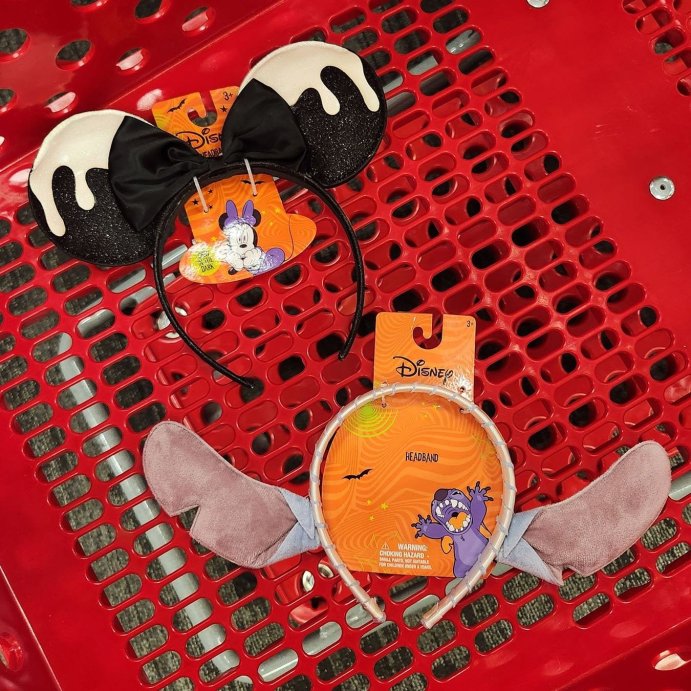 user image by @ohtarget, Girls&#39; Minnie Mouse Halloween Glow-In-The-Dark Headband - Black/White