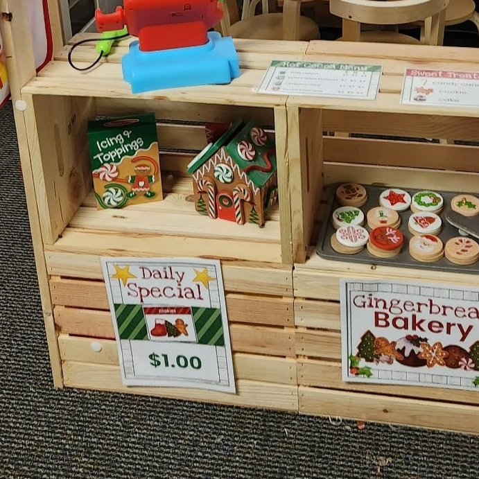 user image by @teaching.with.mrs.thomas, Melissa &#38; Doug Slice and Bake Wooden Christmas Cookie Play Food Set