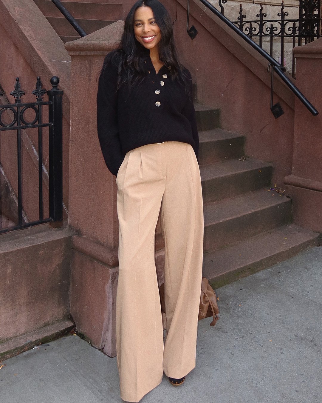 The Petite Pleated Wide Leg Pant