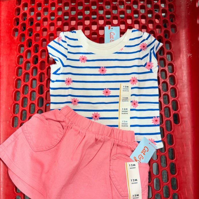 user image by @thislovelylife_of_five, Toddler Girls' T-Shirt - Cat & Jack™