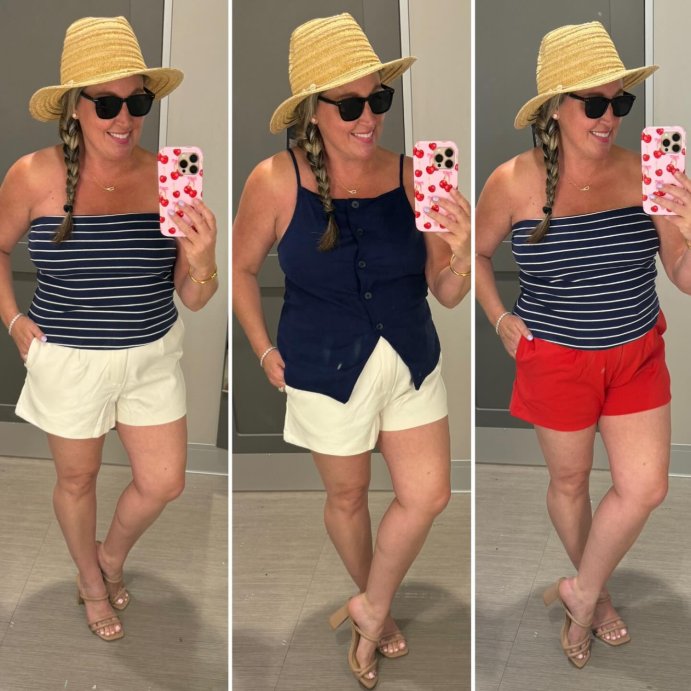 user image by @socialstylistshannon, Women's High-Rise Tailored Shorts - A New Day™
