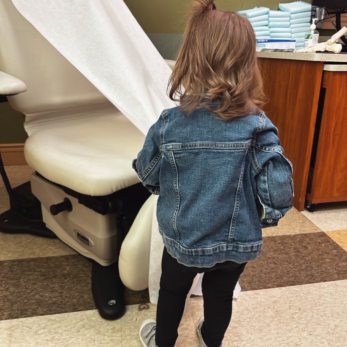 user image by @styledbysere, Toddler Girls' Vintage Denim Jacket - Cat & Jack™ Medium Wash
