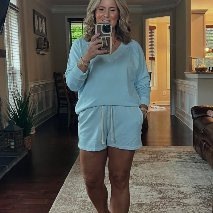 user image by @monicaawidener, Women's Leisure Studio French Terry Pullover Sweatshirt - Universal Thread™