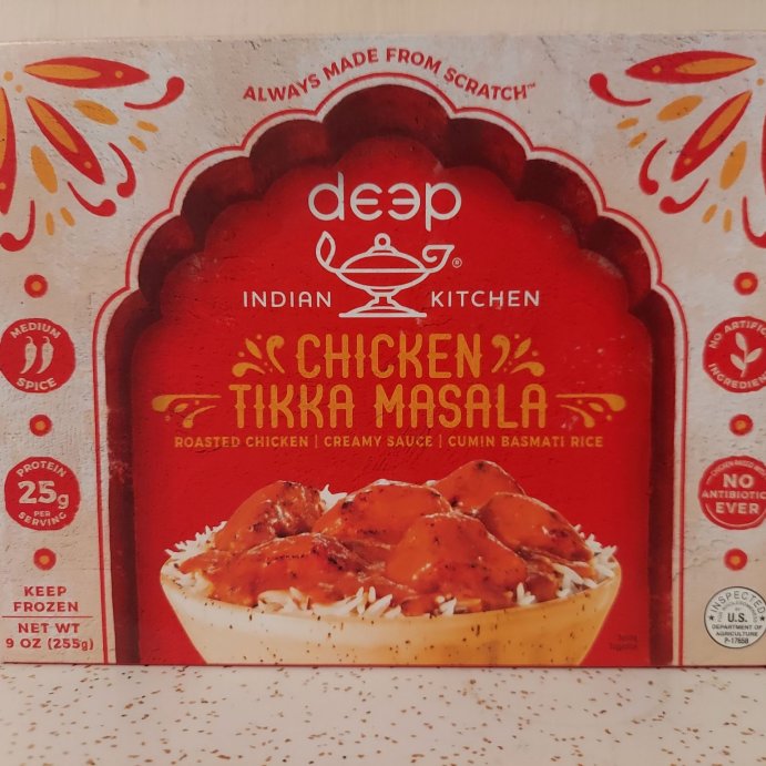 user image by @minnesnacker, Deep Indian Kitchen Gluten Free Frozen Chicken Tikka Masala - 9oz