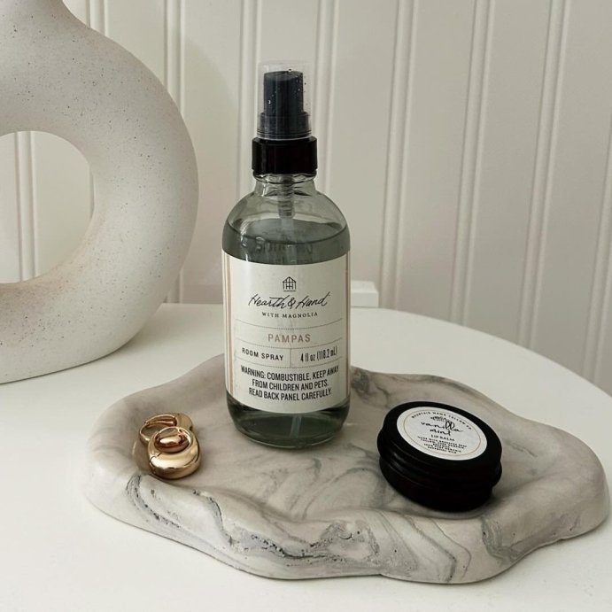 user image by @setinstonepieces, 4 fl oz Pampas Room Spray - Hearth &#38; Hand&#8482; with Magnolia: Amber &#38; Violet Scent, Linen &#38; Pillow Mist