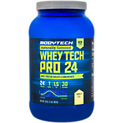 Shop BodyTech Naturally Flavored Whey Tech Pro 24 Whey Protein Isolate & Concentrate Powder - Vanilla (2 lbs./30 Servings) and more