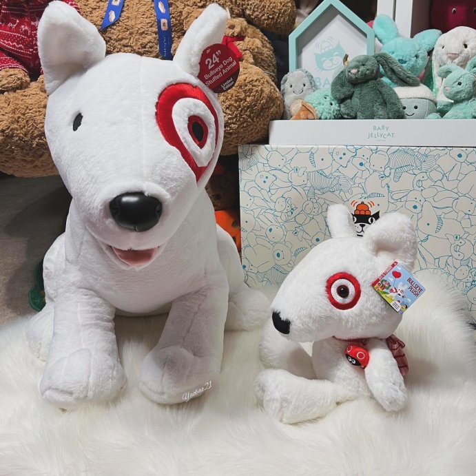 user image by @yaobao21, 24&#34; Bullseye Dog Stuffed Animal