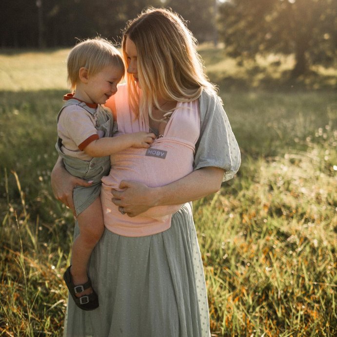 user image by @heather_lootens, Moby Petunia Picklebottom X Moby Wrap Easy-Wrap Baby Carrier