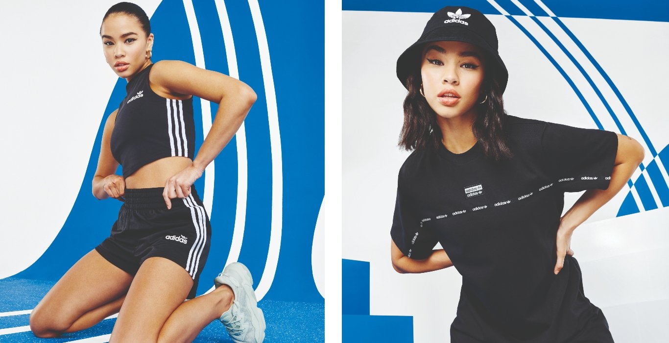 Curated image with adidas Originals Micro Tape T-Shirt Dress - Black - Womens, adidas Originals 3...