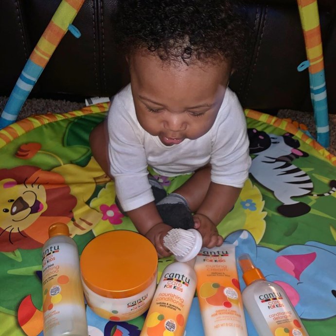 user image by @braxton_dru, Cantu Care Value Size Curling Cream Curl Enhancer