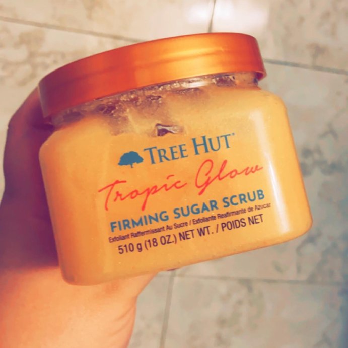 user image by @fannysfavs, Tree Hut Tropic Glow Shea Sugar Tropical Body Scrub - 18oz