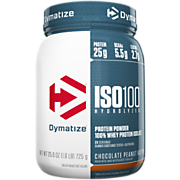 Shop Dymatize Nutrition ISO100 Hydrolyzed 100% Whey Protein Isolate - Chocolate Peanut Butter (1.4 Lbs. / 20 Servings) and more
