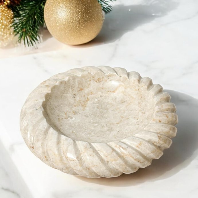 user image by @brandy_reyes76, Twisted Edge Marble Dish Cream - Threshold&#8482; designed with Studio McGee