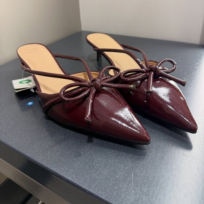 user image by @glamgirlnatalie, Women’s Odelia Heels with Memory Foam Insole – A New Day™ Burgundy