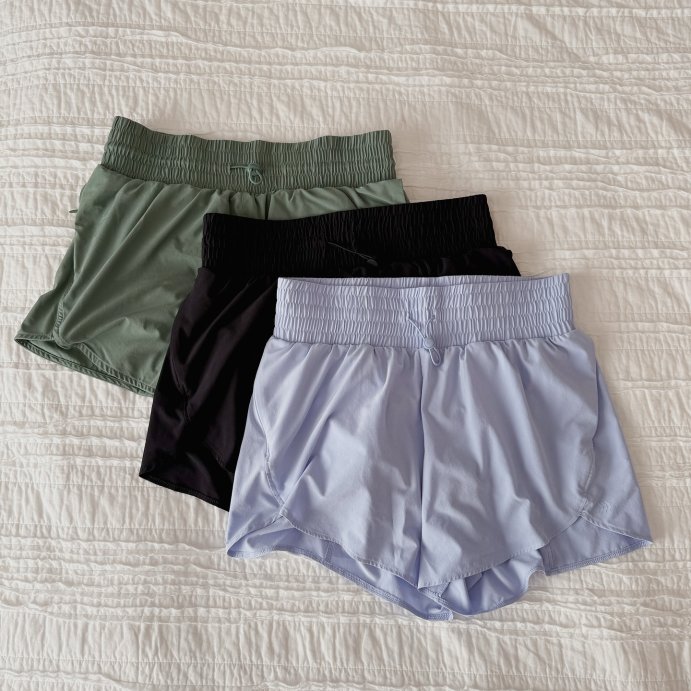user image by @thestyledbrunette, Women's Active Light High-Rise Shorts 3" - All In Motion™