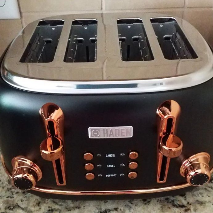 user image by @hendrikavd, Haden Heritage 4-Slice Wide Slot Stainless Steel Toaster
