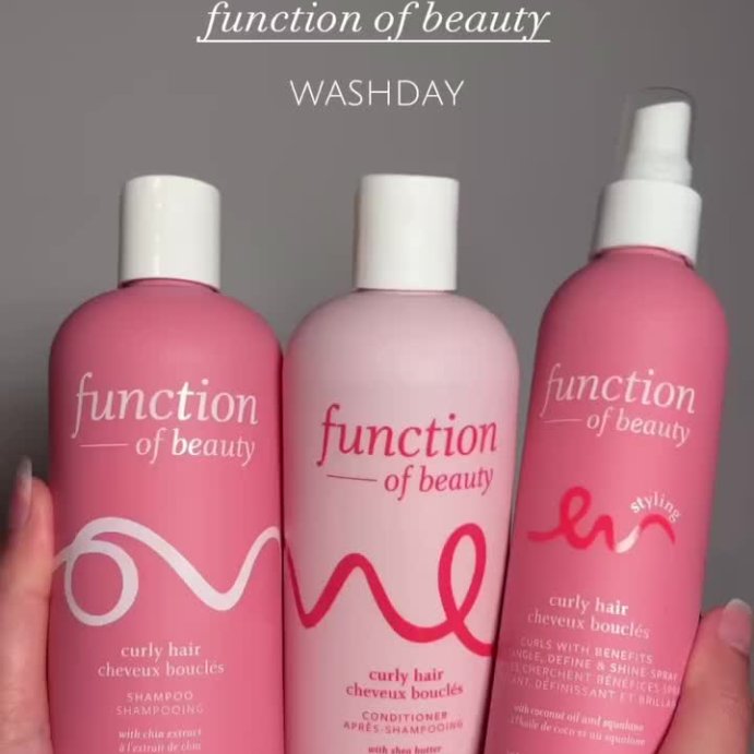 user image by @hebarrietty, Function of Beauty Custom Curly Hair Shampoo Base with Chia Extract - 11 fl oz