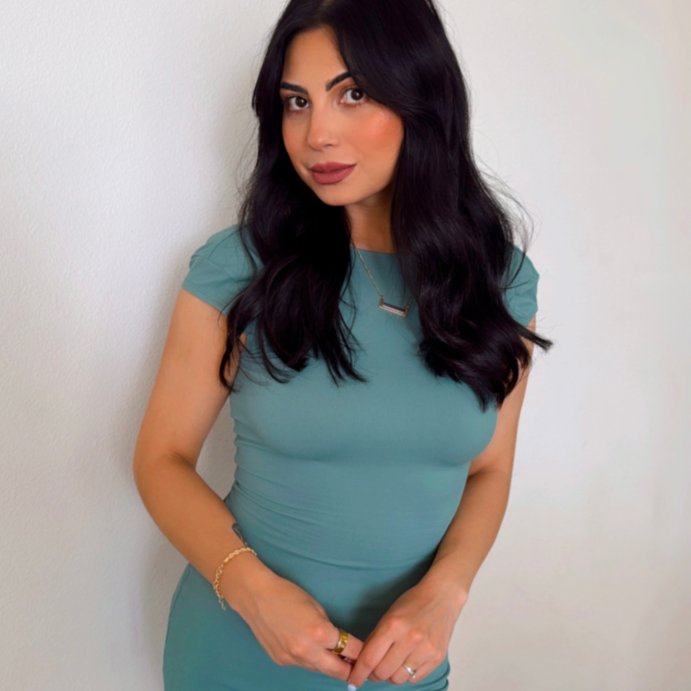 user image by Angelique Miranda, Women's Cap Sleeve Ribbed Midi T-Shirt Dress - Wild Fable™