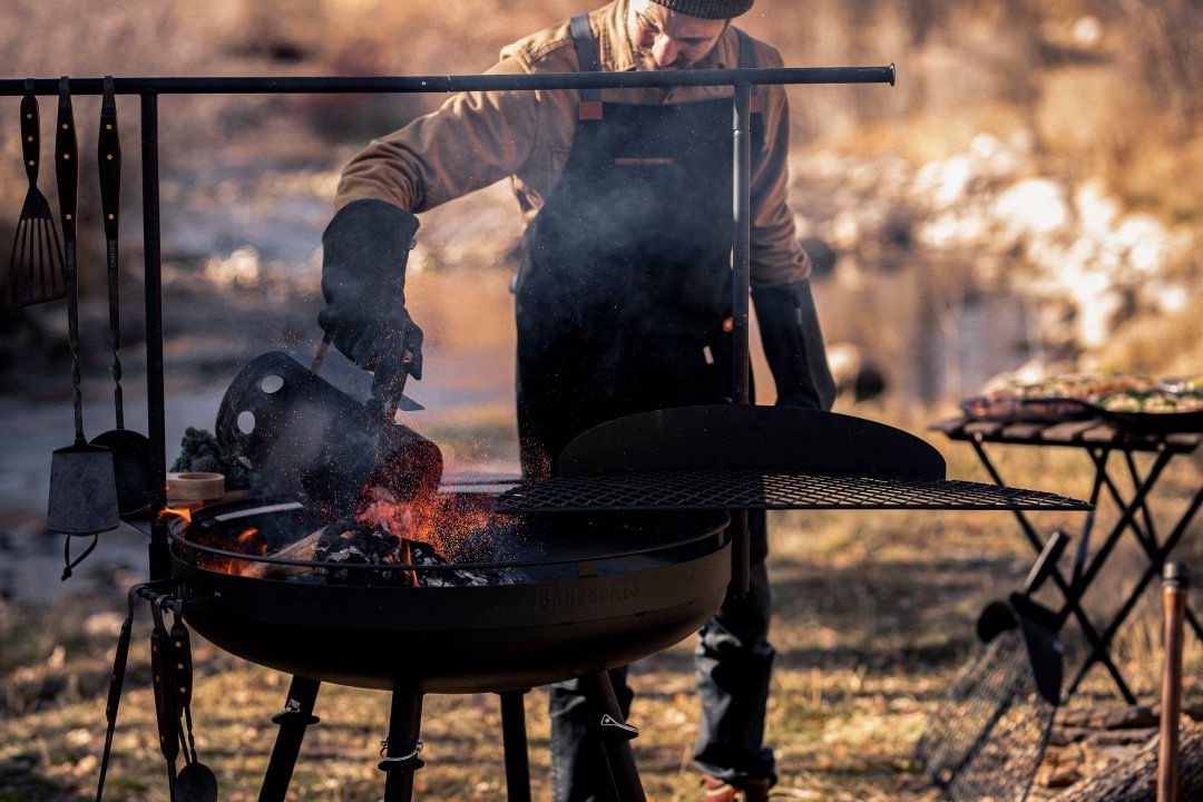 cowboy cooking equipment open fire