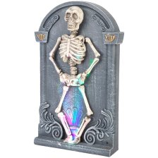 Shop Gemmy Animated Dancing Skeleton with Tombstone, 12-in and more