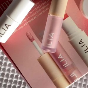 @ljscanvas&rsquo;s instagram video of Ilia Beauty Lip Wrap Overnight Treatment,Ilia Beauty Limitless Lash Mascara,Ilia Beauty Multi-Stick,Ilia Beauty Chromatic Liquid Powder Eye Tint