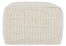 Shop Brixton Pouf Natural/Ivory and more