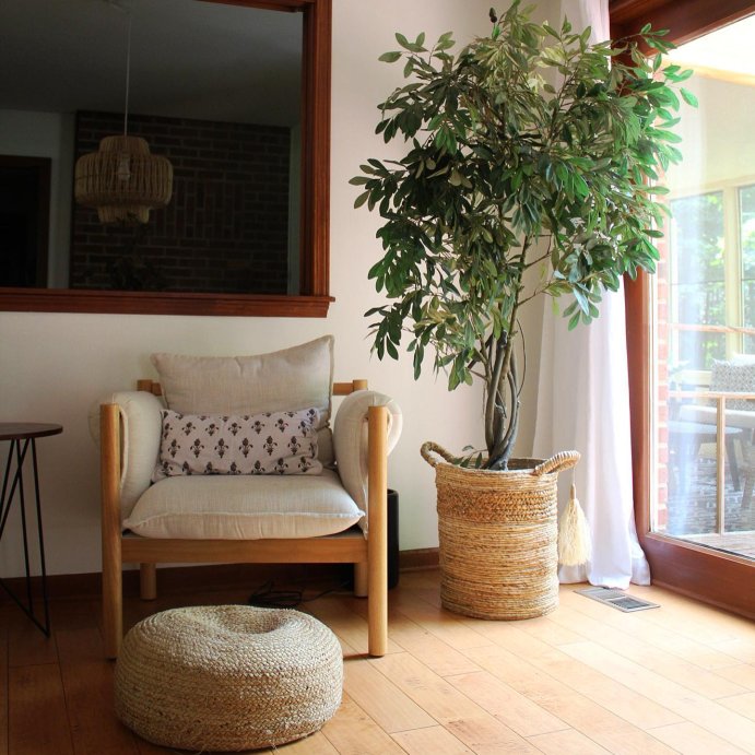 user image by @mirandaschro, Arbon Wood Dowel Accent Chair with Cushion Arms - Threshold™ designed with Studio McGee