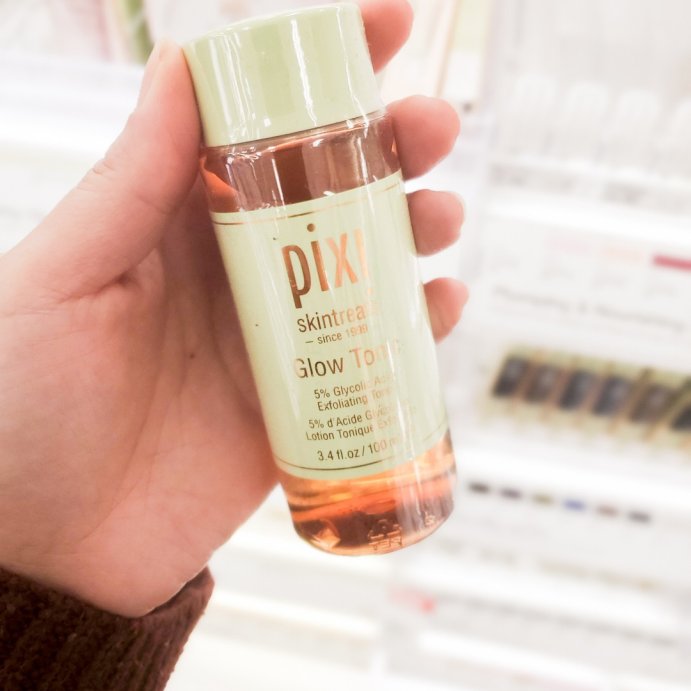 user image by @targetfavefinds, Pixi Skintreats Glow Tonic Glycolic Acid Exfoliating Toner