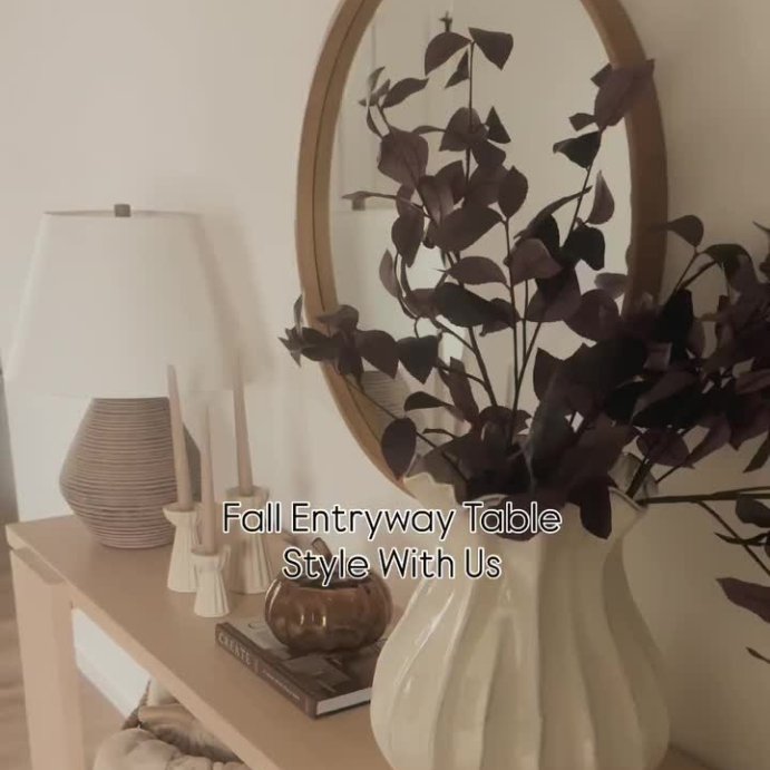 user image by @simplyneutralblog, Pleated Ceramic Vase Sour Cream - Hearth & Hand™ with Magnolia