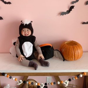 Costume Halloween Bambini Fienile Ceramica Scheletro Bambino