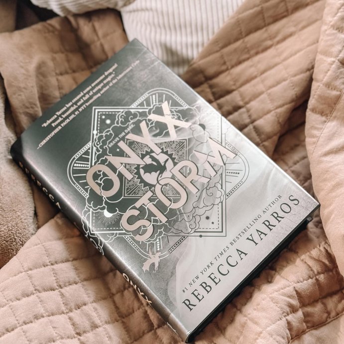 user image by @ash.with.the.book, Onyx Storm - by Rebecca Yarros (Hardcover)