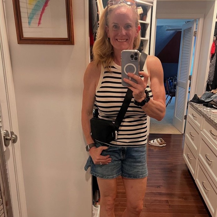 user image by @solesurvivorstyle, Women's Slim Fit Ribbed Tank Top - A New Day™