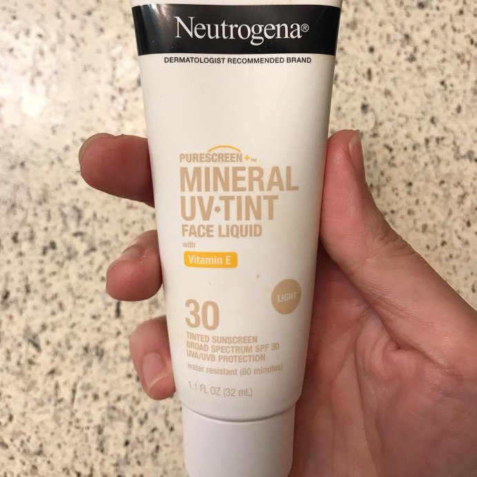 user image by @reviewgal666, Neutrogena Mineral UV Tint Face Liquid Sunscreen - SPF 30 - 1.1oz